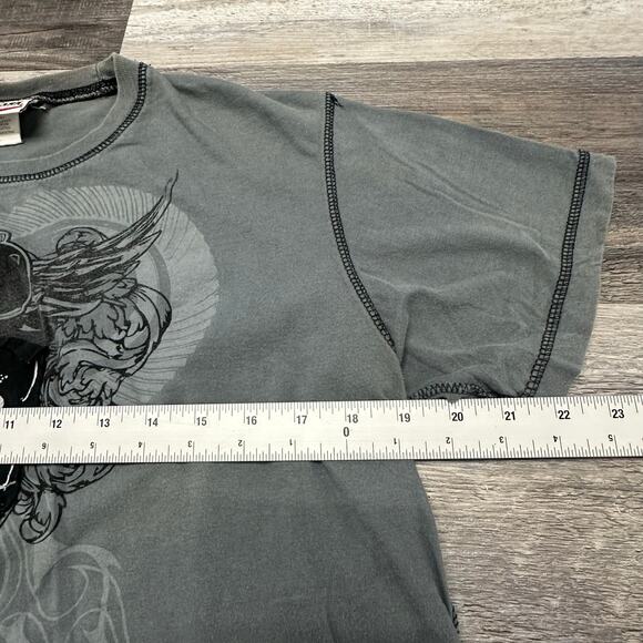 Y2K Chase Authentics JJ 48 Team Lowes Racing Gray Black Mens L Mallgoth T-Shirt - Picture 7 of 9